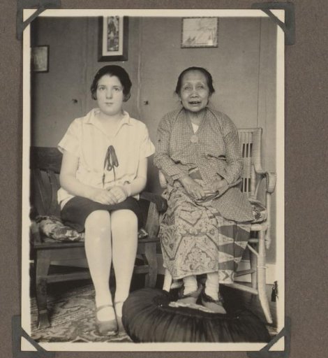 Portrait of a young woman and Lala