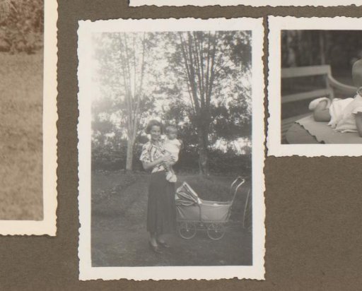 Ada Krüseman with Her Daughter Sheila Inez, Boyolali