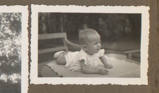 Sheila Inez Burch as a Baby, Boyolali