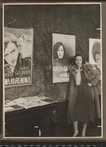 Dolly Rudeman at an Exhibition with Her Work in Kunstzaal Kleijkamp