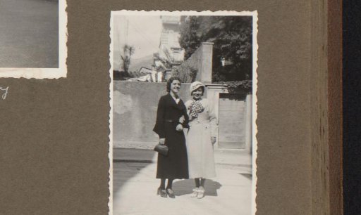 Portrait of Maria Ruini and another woman, Italy