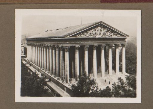 View of La Madeleine, Paris