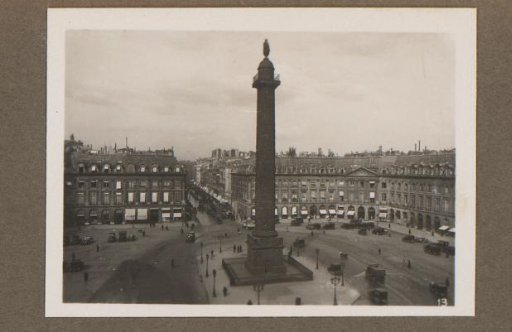 View of the Place Vendôme, Paris