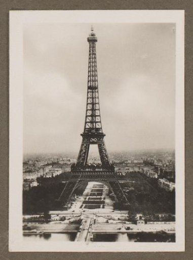 View of the Eiffel Tower, Paris