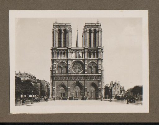 Facade of Notre-Dame, Paris