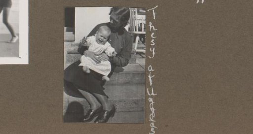 Woman with Thesy af Ugglas as a Baby