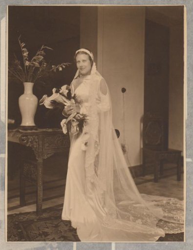 Portrait of a Bride at a Wedding