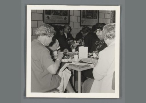 Older people at a meal