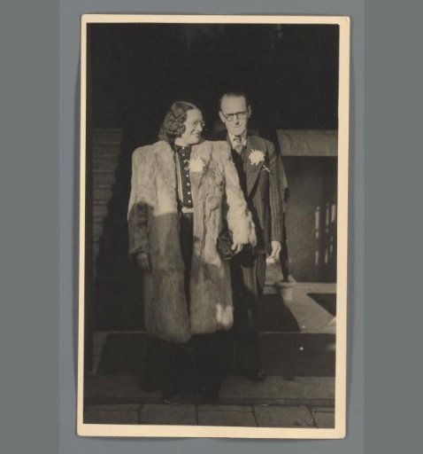 Portrait of an unknown man and woman