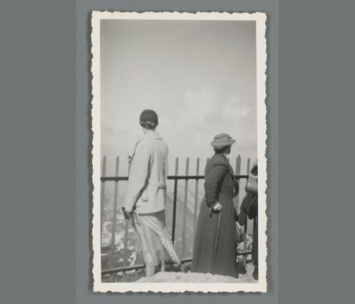 Two women on the summit of the Säntis