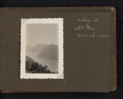 View of Lake Lugano, seen from Monte Bré