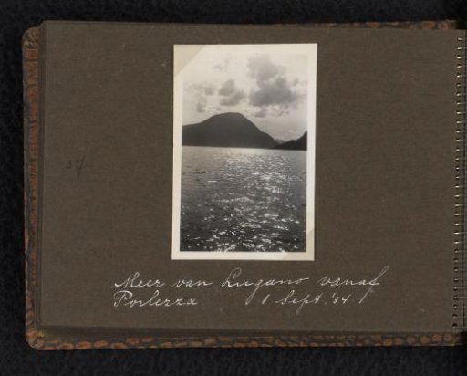 View of Lake Lugano, seen from Porlezza