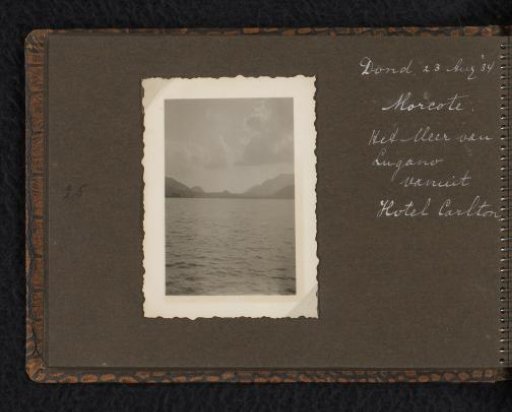 View of Lake Lugano, seen from Morcote