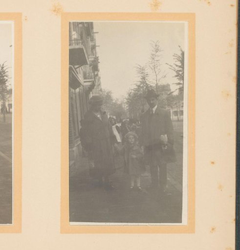 Girl with a rag doll on the street