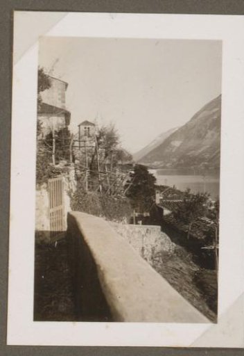 View of Gandria and Part of Lake Lugano, Switzerland