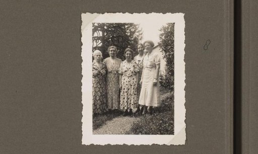 Five Women in a Garden