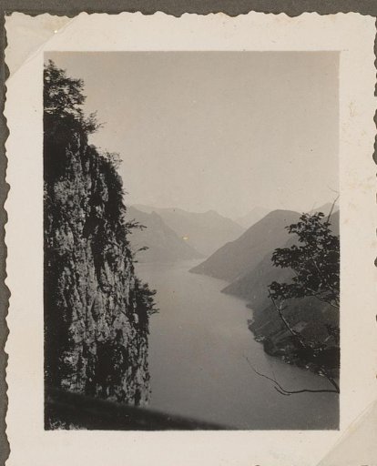 View of Lake Lugano, Seen from Monte San Salvatore, Switzerland