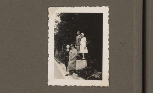 Company standing along a road near Monte Ceneri, Switzerland
