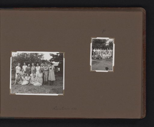 Two group portraits at Lunteren