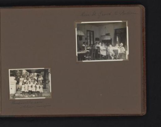 Two photographs of Mrs. de Groot in Batavia