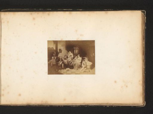 Photographic Reproduction of a Painting of a Household