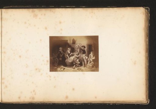 Photographic Reproduction of a Painting of a Household
