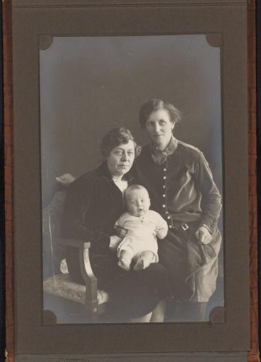 Portrait of Two Women with a Baby