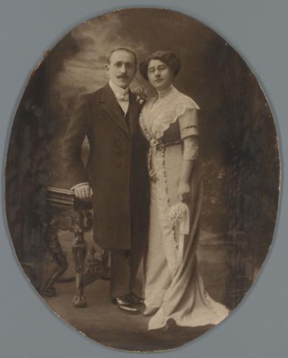 Portrait of an unknown couple