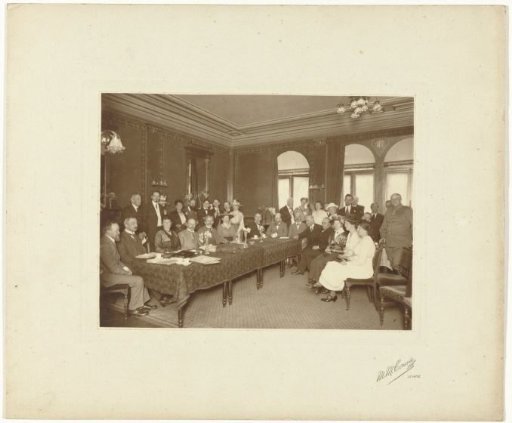 Meeting of the Members of the Dutch Association of Literary Men. The Hague, 1918