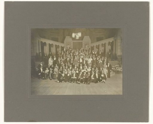 Group Portrait of a Music Society in the Concertgebouw, Amsterdam