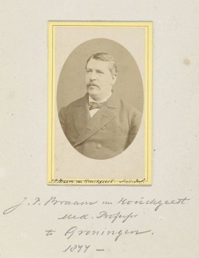 Portrait of medical professor J.P. Braam van Houckgeest