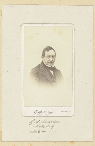 Portrait of G.J. Mulder, Professor in the Faculty of Mathematics and Natural Sciences at the University of Utrecht