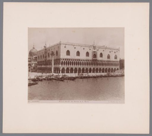 View of the Doge's Palace in Venice, Italy