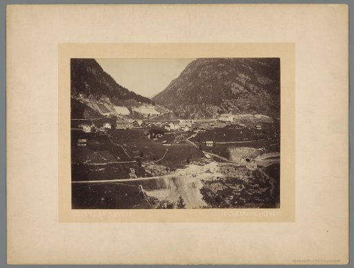 View of Wassen in Uri, Switzerland
