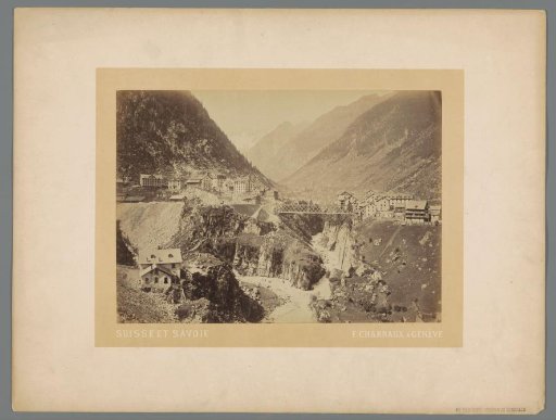 View of Göschenen in Switzerland