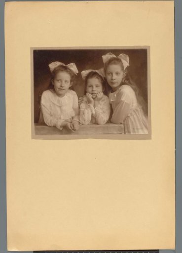 Portrait of three girls