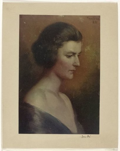 Bust of a woman by the painter Krabbé