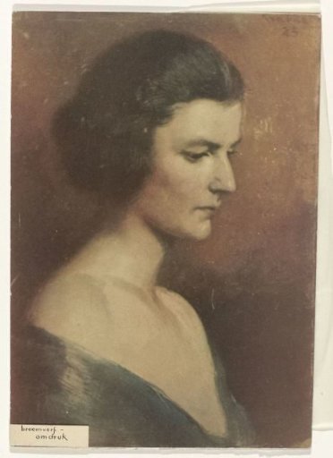 Bust of a woman by painter Krabbé
