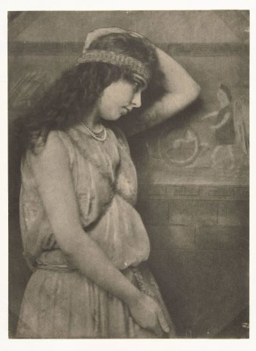 Portrait of Manuela del Rio dressed in a Greek dress