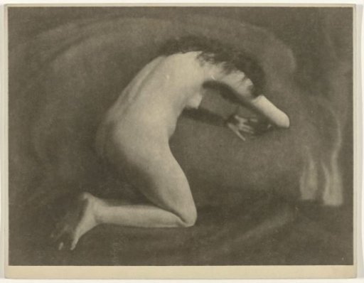 Kneeling female nude