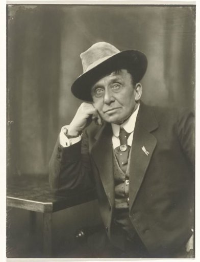Portret van Louis Bouwmeester, acteur