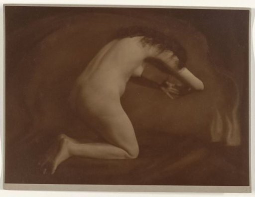 Kneeling female nude