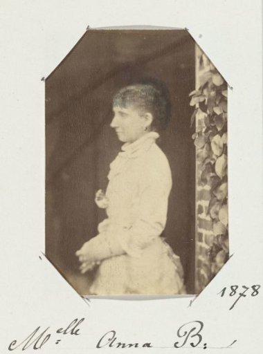 Portrait of an unknown woman, inscribed as Anna B.