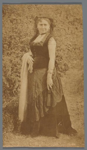 Portrait of an Unknown Woman with a Fan