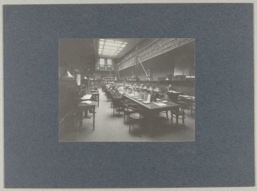 Interior of a reading room
