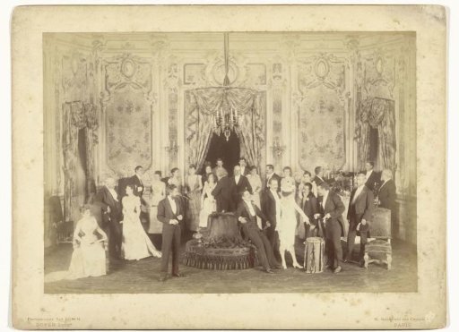 Scene from the play Numa Roumestan by Alphonse Daudet