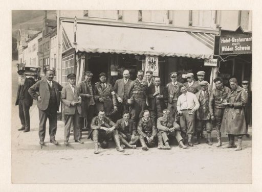 Group Portrait of Participants in the Dumonceau Cup Race (for Cars or Motorcycles) on the Nürburgring