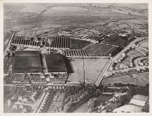 View of the Ward End Works, the Factory of the Wolseley Motor Company in Birmingham