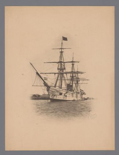 Screw steamship 1st class H.M.S. Tromp of the Dutch navy