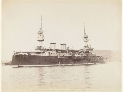 Warship Jauréguiberry of the French navy